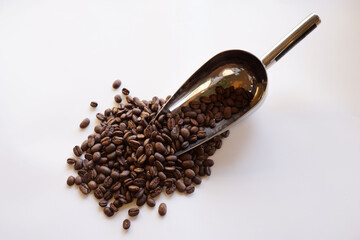 スコップとコーヒー豆（マンデリン）1