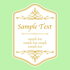 美しいデザインフレーム