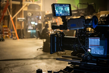 Digital Cinema Camera on Set