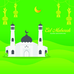 Stock Vector Eid Mubarak Background