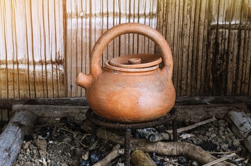 Fototapeta premium pot on the ground