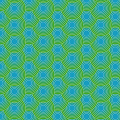Blue circles pattern