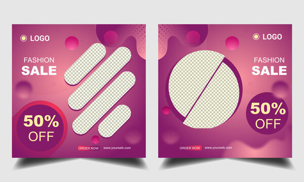Creative discount banner For Social media  post