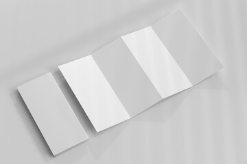 Fototapeta premium DL Size Four-Fold Borchure