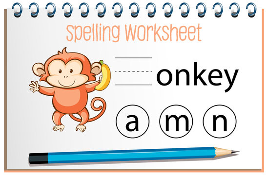 Find missing letter with monkey