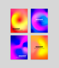 Colorful vector gradient background
