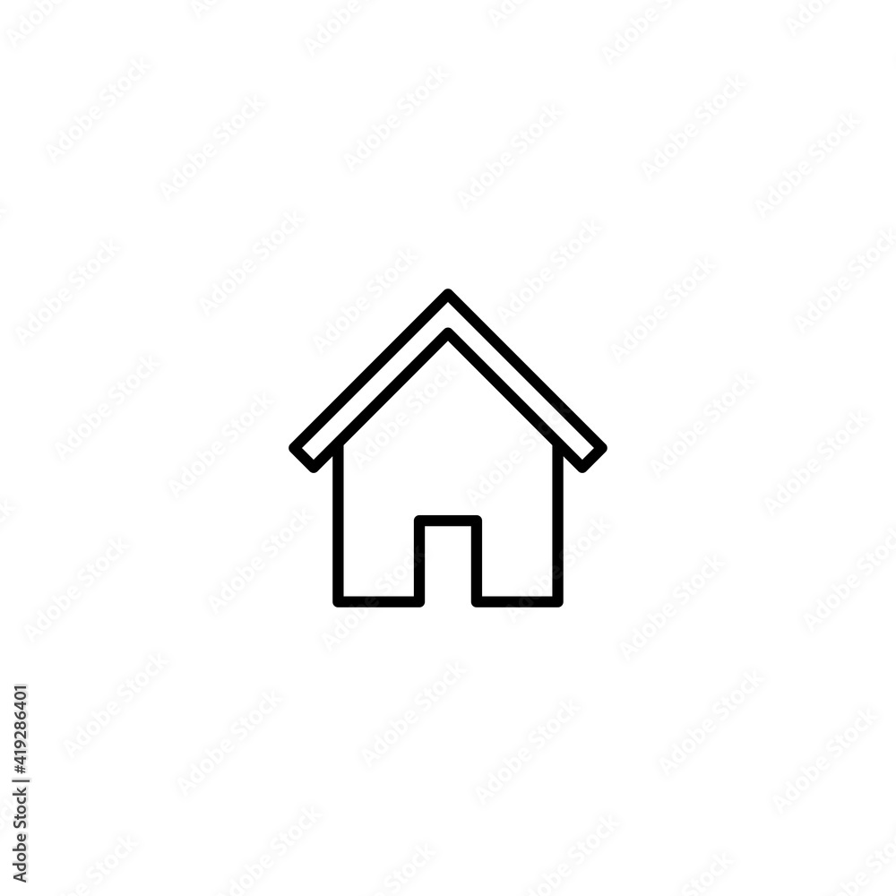 Poster home icon vector for web, computer and mobile app