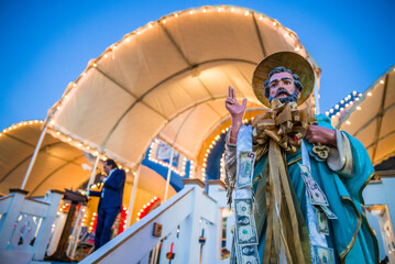 USA, Massachusetts, Cape Ann, Gloucester. Saint Peters Fiesta, traditional Italian fishing...