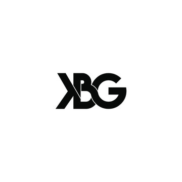 kbg letter original monogram logo design