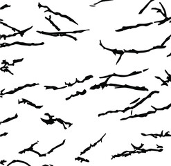 A rough texture. Worn down wallpaper pattern design. Broken plaster grunge damask effect. Distressed overlay texture design. Vector illustration. Eps10