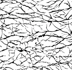 A rough texture. Worn down wallpaper pattern design. Broken plaster grunge damask effect. Distressed overlay texture design. Vector illustration. Eps10