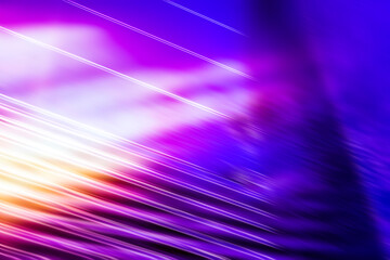 Abstract technological background in vibrant colors with motion.