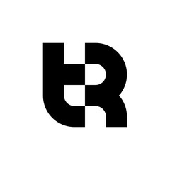 Letter TR logo template