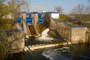 Ciurel Dam, Bucharest, Romania. Photo during the day.