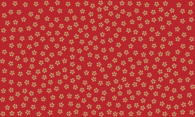 和柄　小桜　背景素材