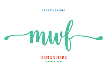 MWF lettering logo is simple, easy to understand and authoritative