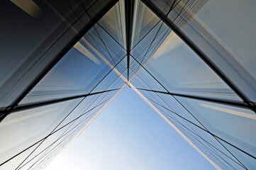 Fototapeta premium modern building geometry structure