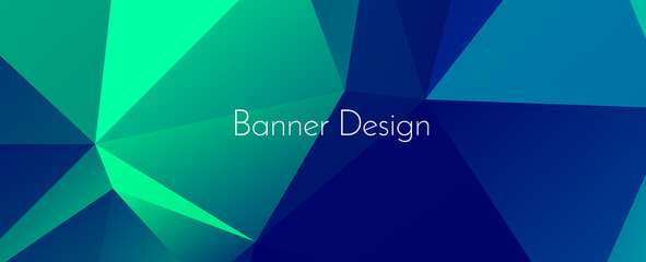 Abstract geometric modern decorative design banner pattern background