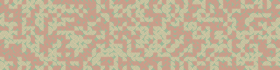 Abstract Geometric Pattern generative computational art illustration