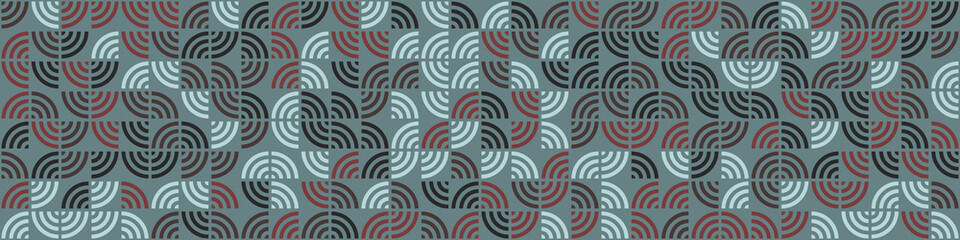 Abstract Geometric Pattern generative computational art illustration