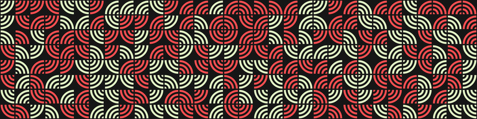 Abstract Geometric Pattern generative computational art illustration