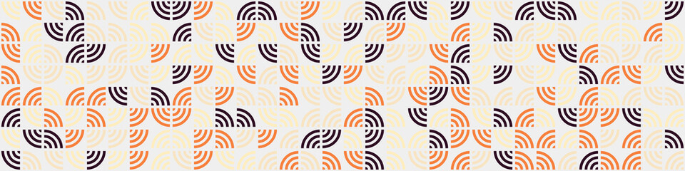 Fototapeta premium Abstract Geometric Pattern generative computational art illustration