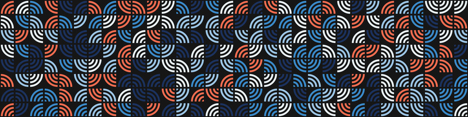 Abstract Geometric Pattern generative computational art illustration