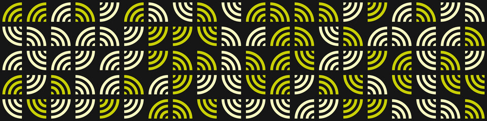 Abstract Geometric Pattern generative computational art illustration