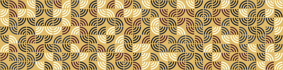 Abstract Geometric Pattern generative computational art illustration