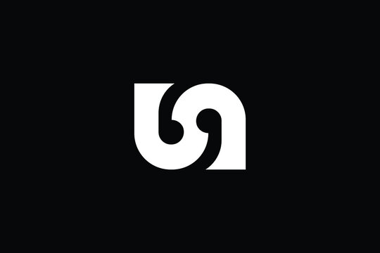 UN logo letter design on luxury background. NU logo monogram initials letter concept. UN icon logo design. NU elegant and Professional letter icon design on black background. U N NU UN