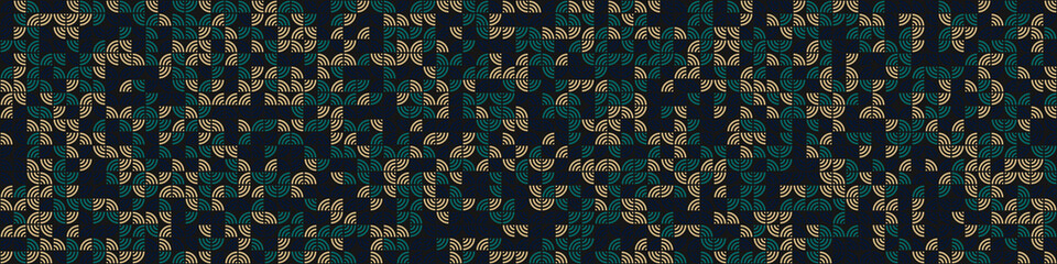 Abstract Geometric Pattern generative computational art illustration