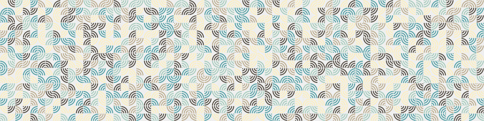 Abstract Geometric Pattern generative computational art illustration