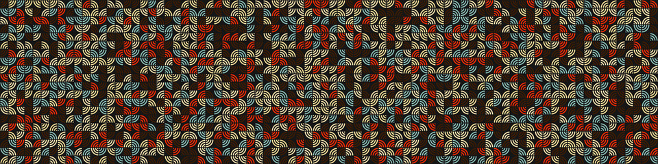 Abstract Geometric Pattern generative computational art illustration