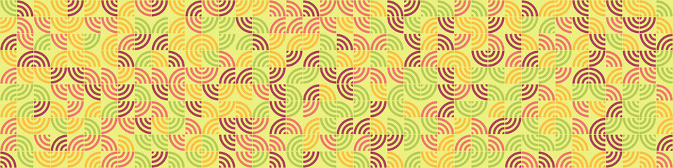 Abstract Geometric Pattern generative computational art illustration