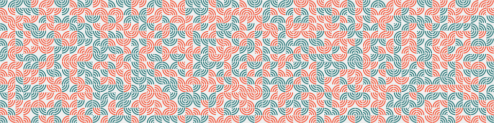 Abstract Geometric Pattern generative computational art illustration