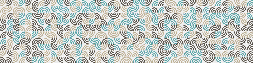 Abstract Geometric Pattern generative computational art illustration