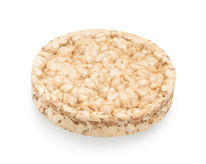 grain crispbread isolated on white