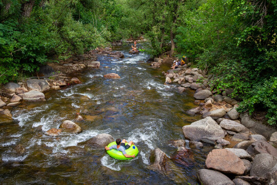 Tubing in Boulder Creek_Boulder, Colorado