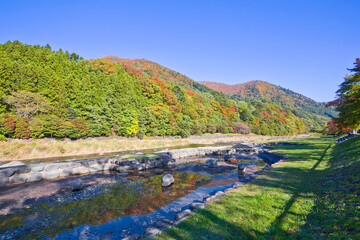 Shiobara Onsen is a hot spring town, located in Tochigi prefecture. The town is fairly developed with several large hotels, it is surrounded by woods and mountains.  