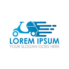 fast delivery vector , express shopping logo