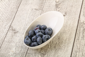 Ripe sweet tasty blueberries heap