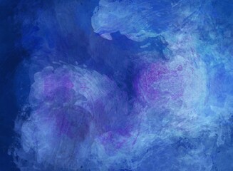 dark deep blue abstract gradient watercolor background. High quality illustration