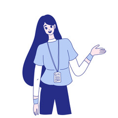 Business woman illustration 