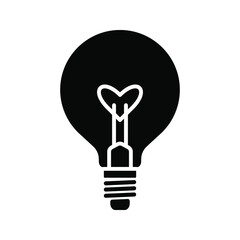 lamp icon. light bulb sign. vector illustration