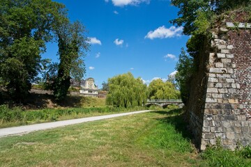 Lille France - 4 August 2020 - Citadelle of Lille built by Vauban