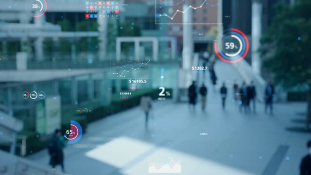 社会統計　街並み　グラフ