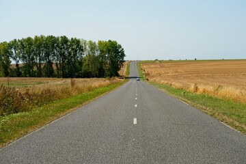 Écouis France - 12 August 2020 -Countryside in Department of Eure near Écouis in France