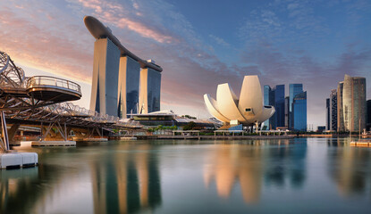 Singapore skyline - downtown city