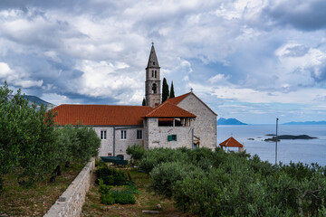Our Lady of the Angels franciscan Monastery in Orebic, Peljesac, Croatia