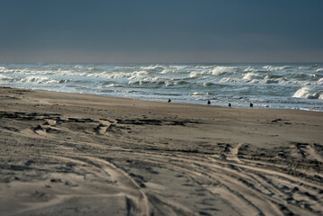 Wavy Baltic sea.
